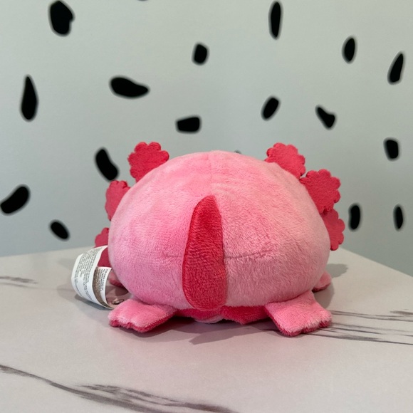 Reversible Pink Axolotl Plushie From teeturtle.com - Picture 5 of 6